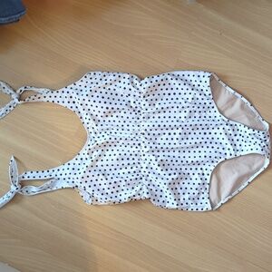 Polka dot one piece
